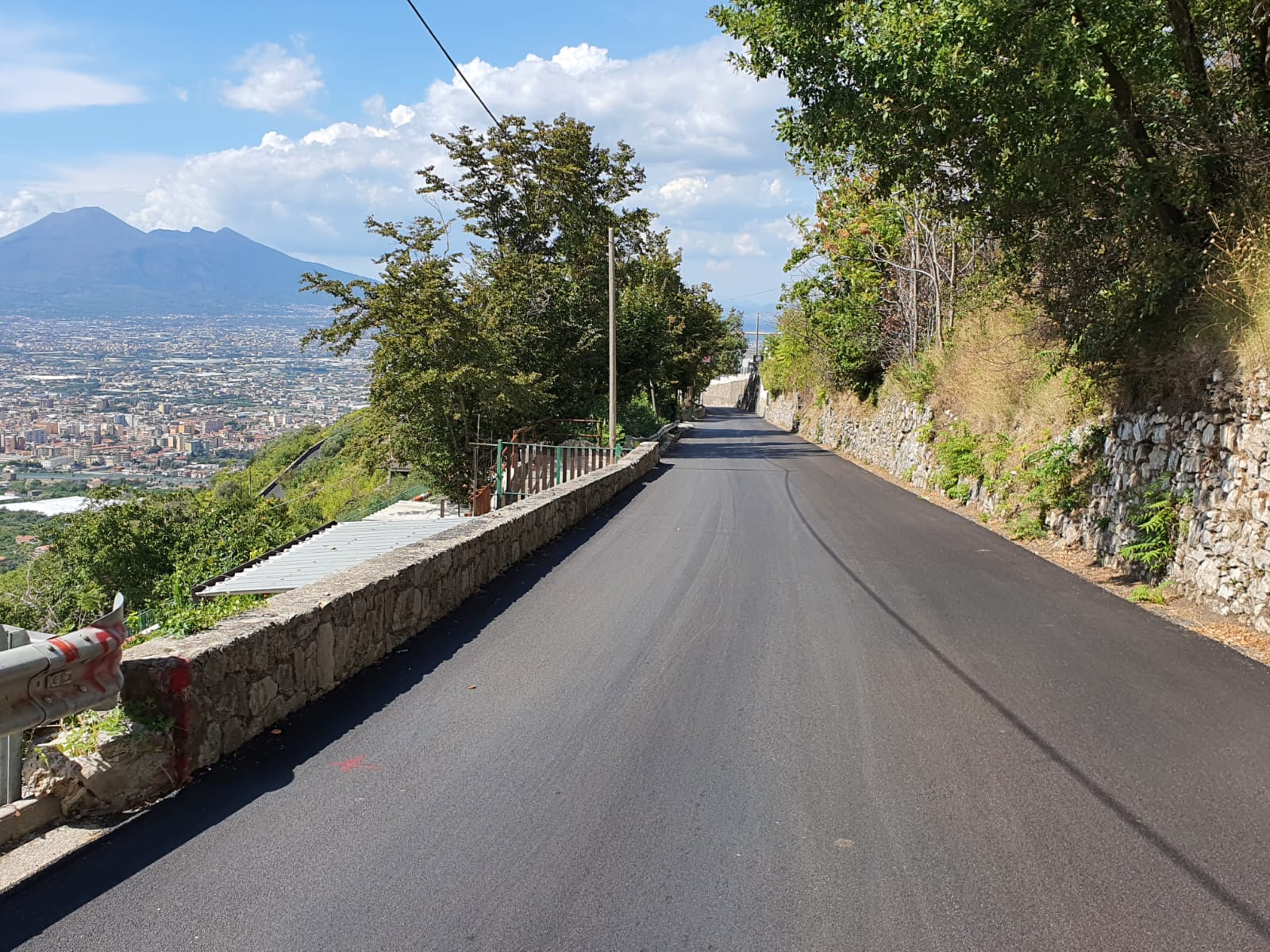 Provincia di Salerno - Proseguono i lavori sulla SP 2 per il Valico di  Chiunzi