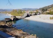 ponte crollato ANAS ad Aulla